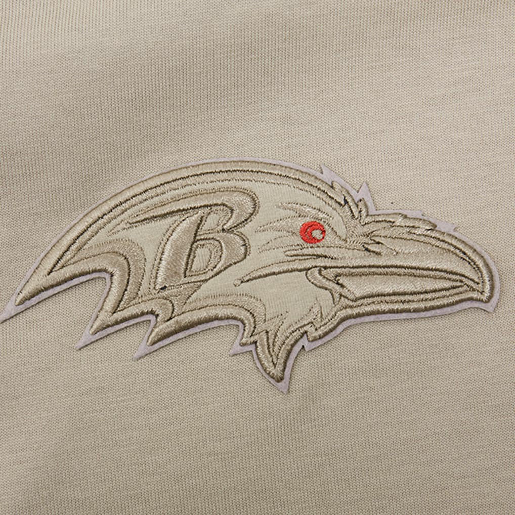 Baltimore Ravens Pro Standard Neutrals Capsule Short Sleeve Pullover Hoodie - Tan online