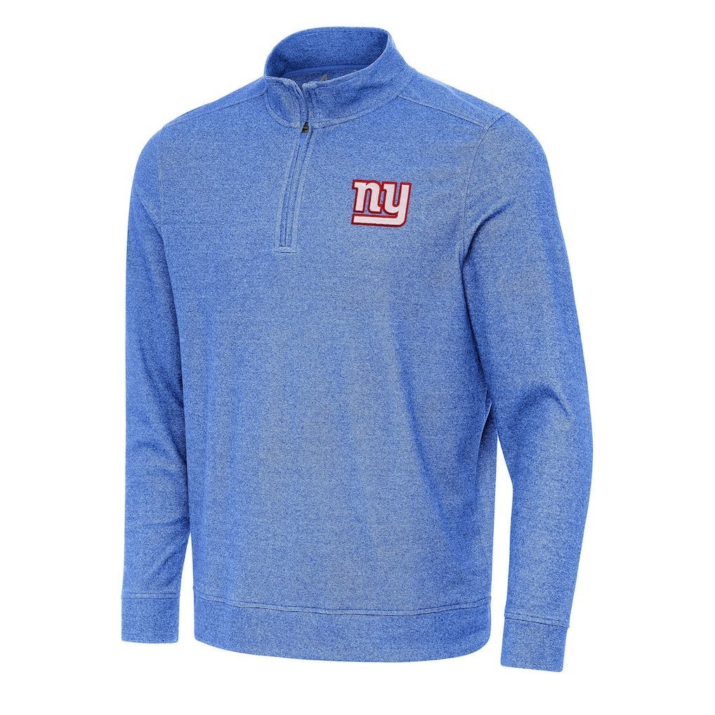 New York Giants Antigua Subtle Quarter-Zip Top - Heather Royal sale