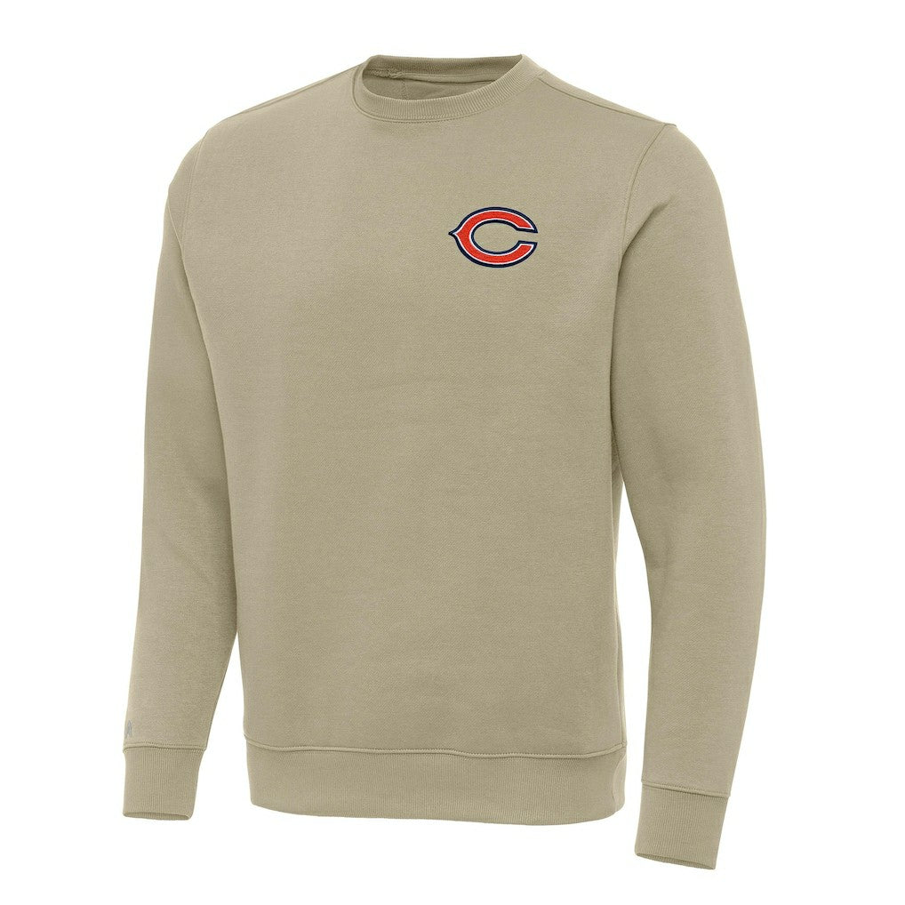 Chicago Bears Antigua Victory Pullover Sweatshirt - Khaki sale