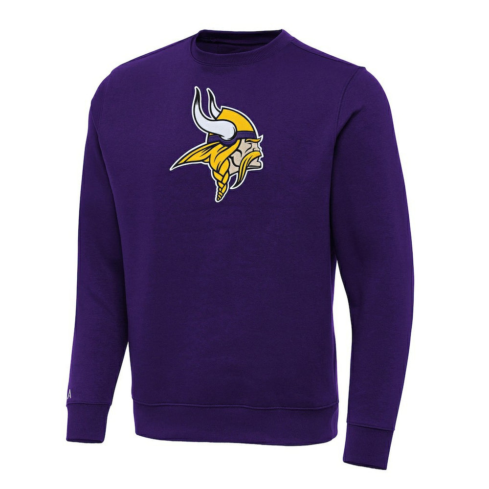 Minnesota Vikings Antigua Victory Pullover Sweatshirt - Purple discount