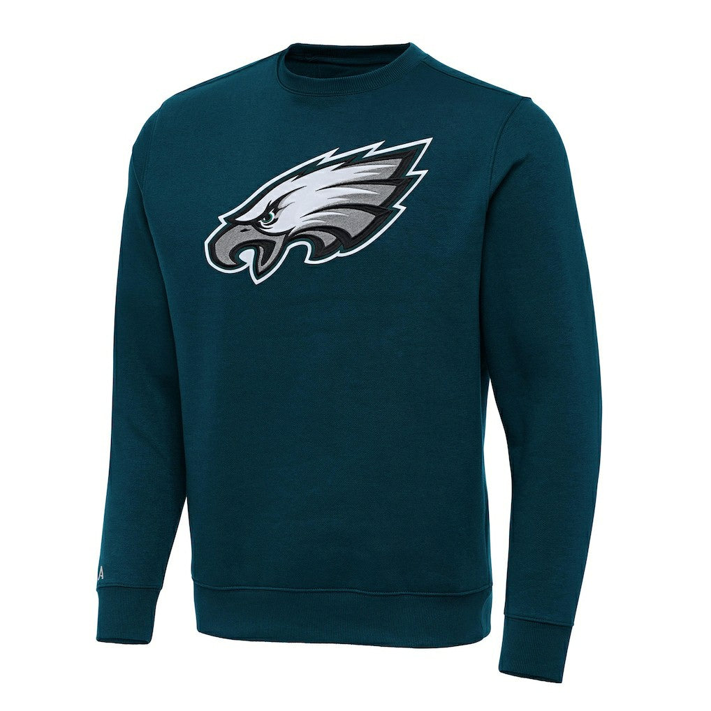 Philadelphia Eagles Antigua Victory Pullover Sweatshirt - Teal online
