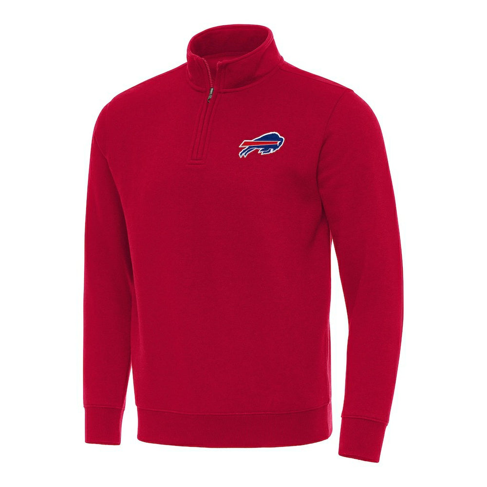 Buffalo Bills Antigua Victory Quarter-Zip Pullover Top - Red sale