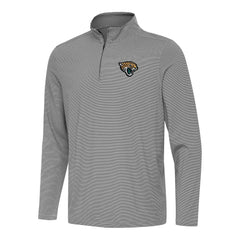Jacksonville Jaguars Antigua Twine Quarter-Zip Jacket - Black/White on sale