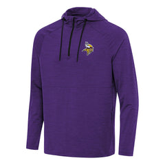 Minnesota Vikings Antigua Spikes Quarter-Zip Pullover Hoodie - Heather Purple discount