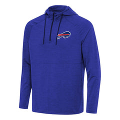 Buffalo Bills Antigua Spikes Quarter-Zip Pullover Hoodie - Heather Royal for sale