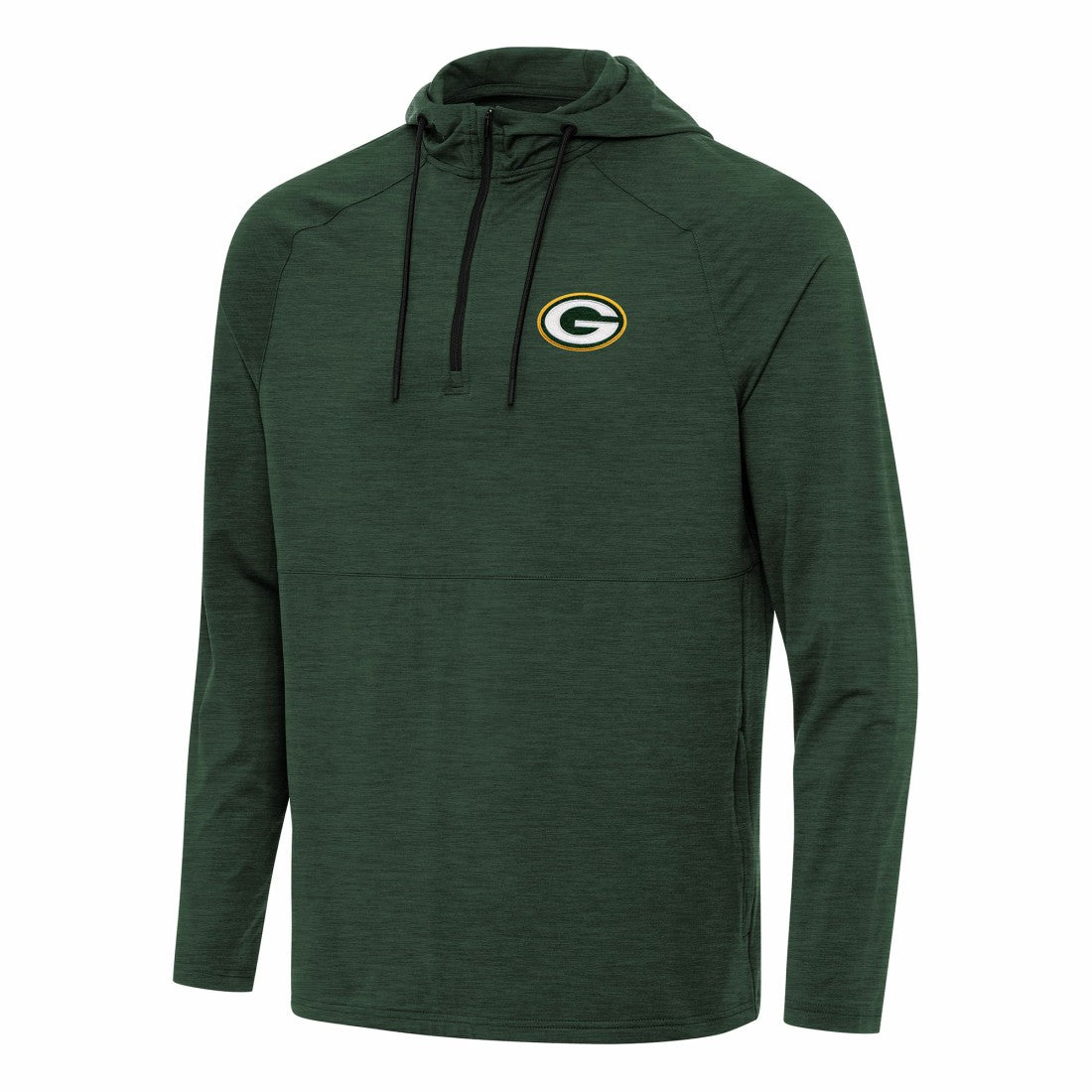 Green Bay Packers Antigua Spikes Quarter-Zip Pullover Hoodie - Hunter Green cheap