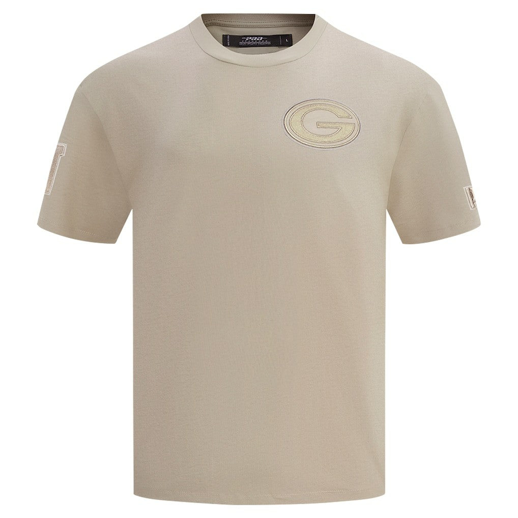 Green Bay Packers Pro Standard Drop Shoulder T-Shirt - Tan outlet