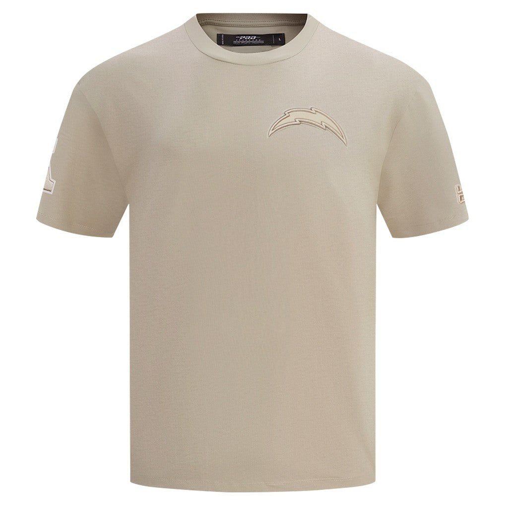 Los Angeles Chargers Pro Standard Drop Shoulder T-Shirt - Tan discount