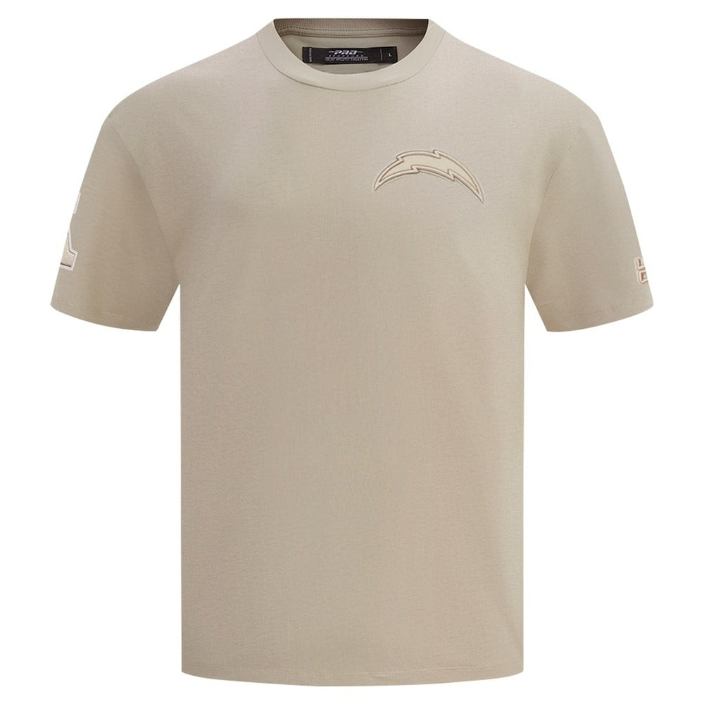 Los Angeles Chargers Pro Standard Drop Shoulder T-Shirt - Tan discount