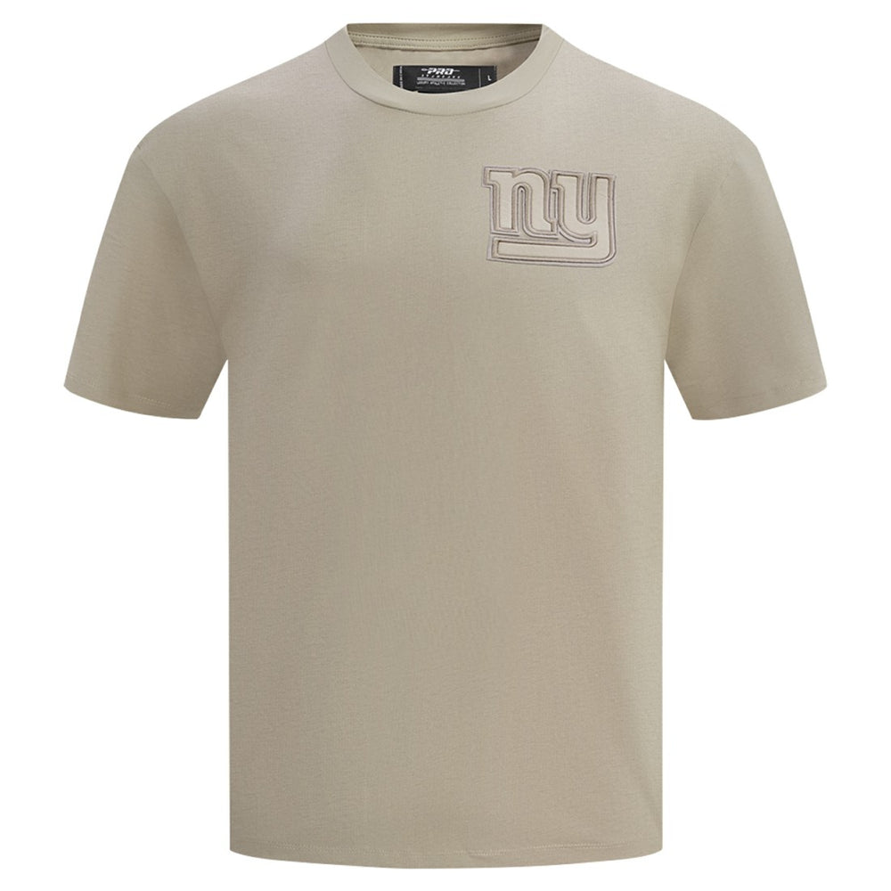 New York Giants Pro Standard Drop Shoulder T-Shirt - Tan on sale