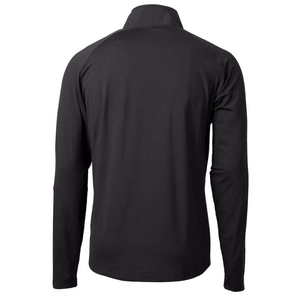 Arizona Diamondbacks Cutter & Buck Adapt Eco Hybrid Raglan DryTec Quarter-Zip Jacket - Black