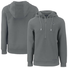 Boston Red Sox Cutter & Buck Roam Eco Recycled Half-Zip Pullover Hoodie - Gray