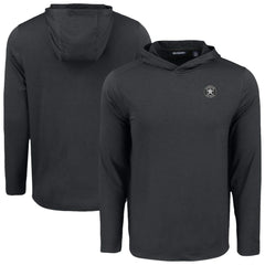 Houston Astros Cutter & Buck Coastline Epic Comfort Eco Recycled Long Sleeve Hoodie T-Shirt - Black