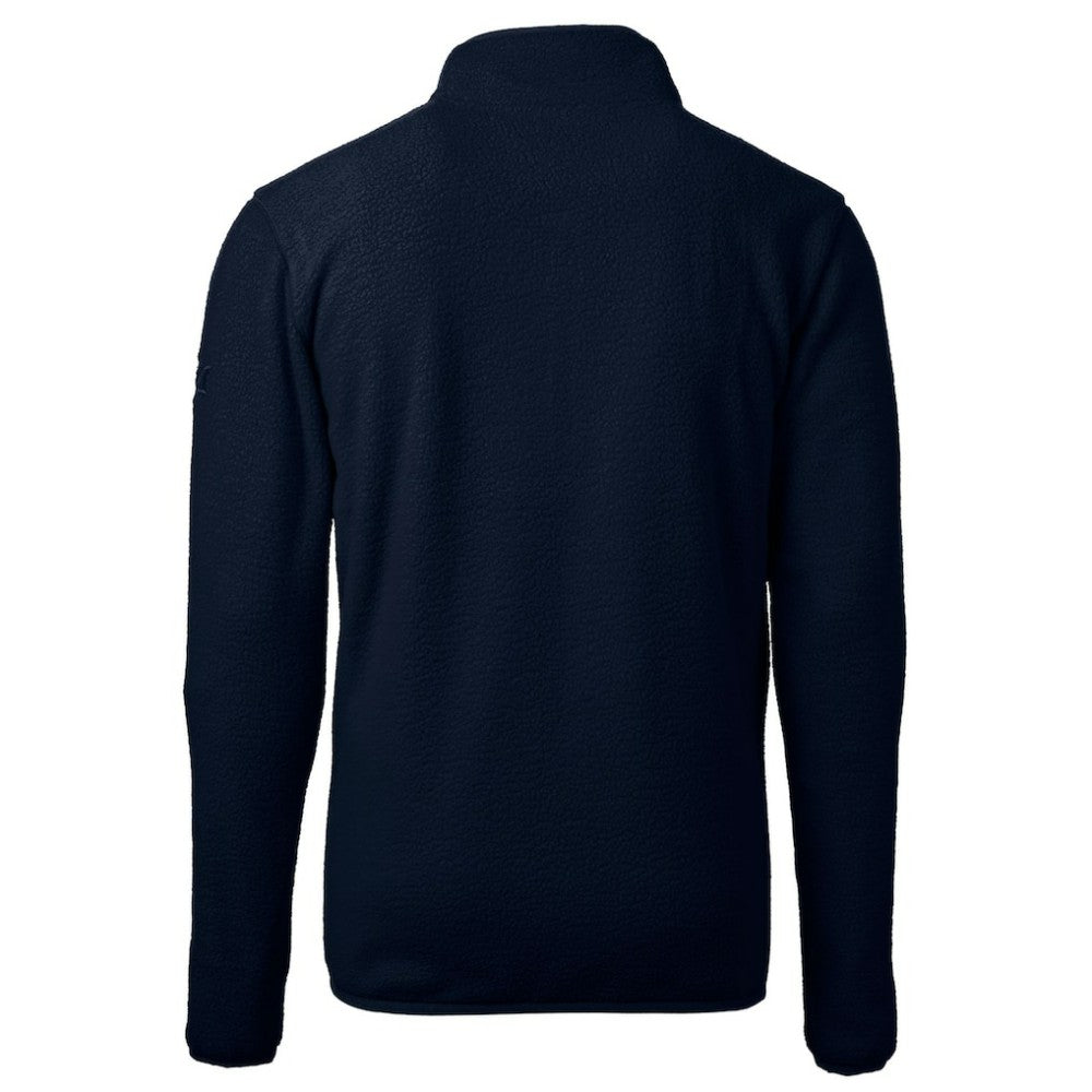 Detroit Tigers Cutter & Buck Cascade Eco Fleece Quarter-Zip Jacket - Navy