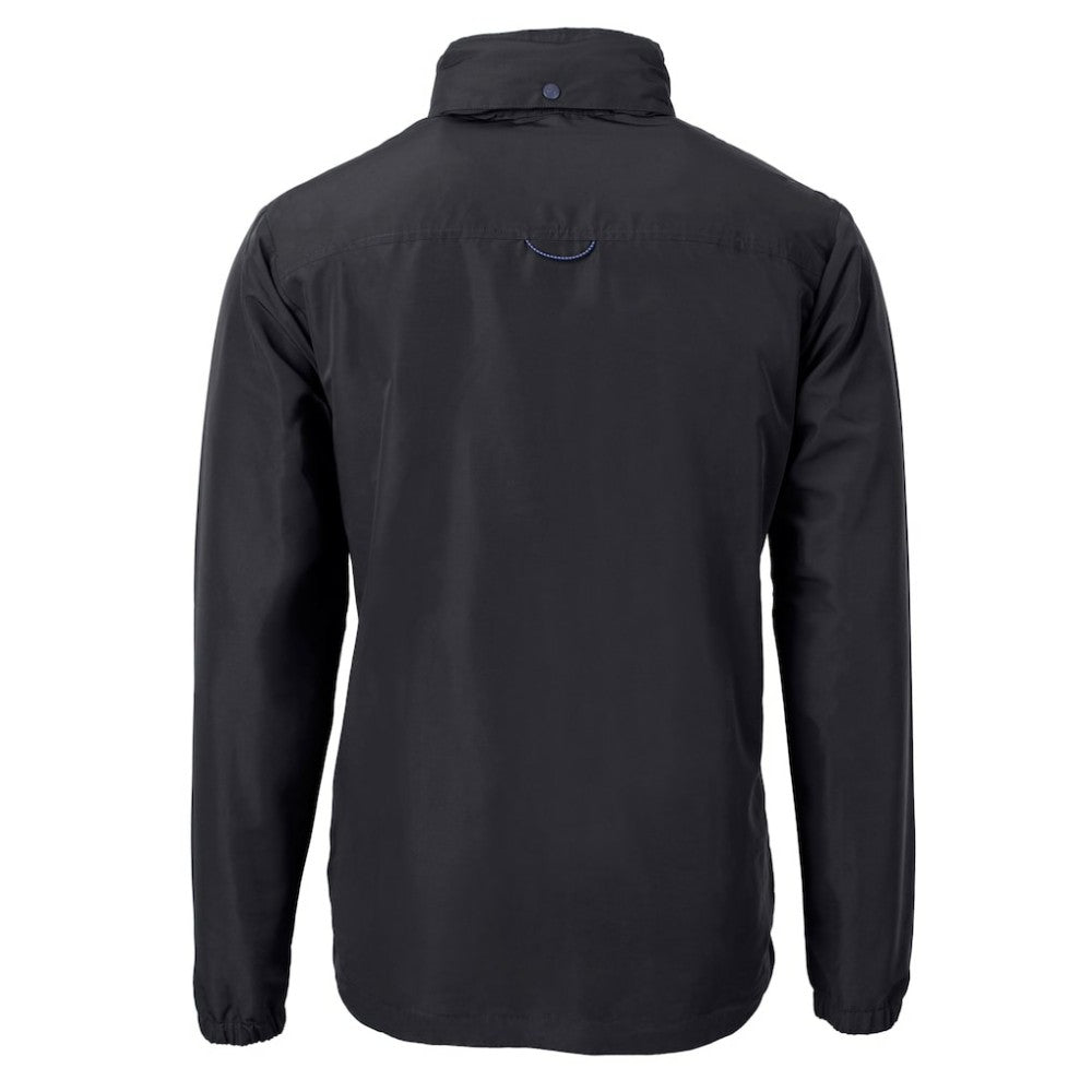 Seattle Mariners Cutter & Buck Charter Eco Recycled Full-Zip Hoodie Jacket - Black