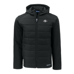 San Francisco Giants Cutter & Buck Evoke Hybrid Eco Softshell Recycled Full-Zip Hooded Jacket - Black