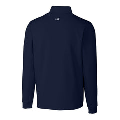 Los Angeles Dodgers Cutter & Buck Traverse Eco Tri-Blend DryTec Quarter-Zip Jacket - Navy