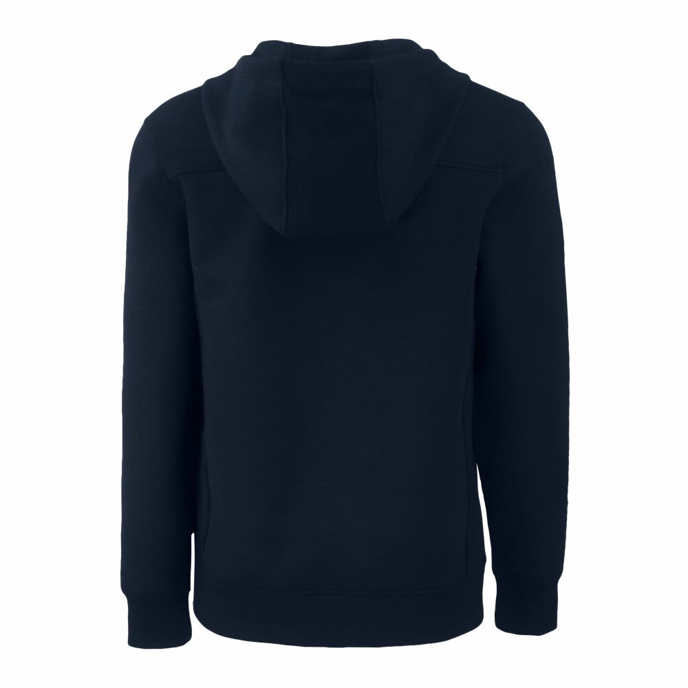 New York Mets Cutter & Buck Roam Eco Recycled Tri-Blend Half-Zip Hoodie - Navy