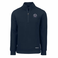 New York Mets Cutter & Buck Roam Eco Quarter-Zip Jacket - Navy