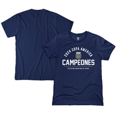 Argentina National Team 1863FC 2024 Copa America Champions T-Shirt - Navy for sale