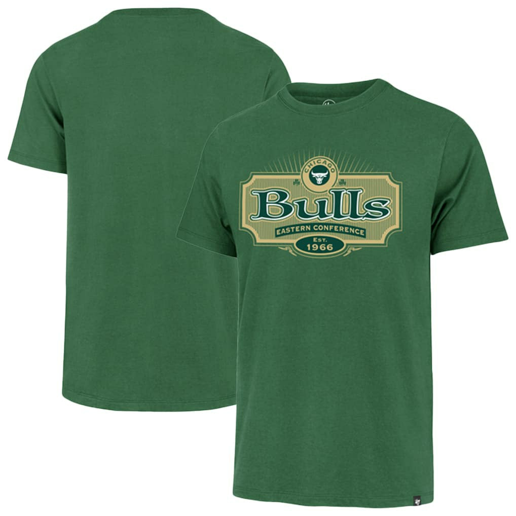 Chicago Bulls '47 Lucky Team Franklin T-Shirt sale - Green | 47 brand shop