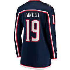 Adam Fantilli Columbus Blue Jackets Fanatics Women's Home Premier Breakaway Player Jersey Breakaway Jersey Navy