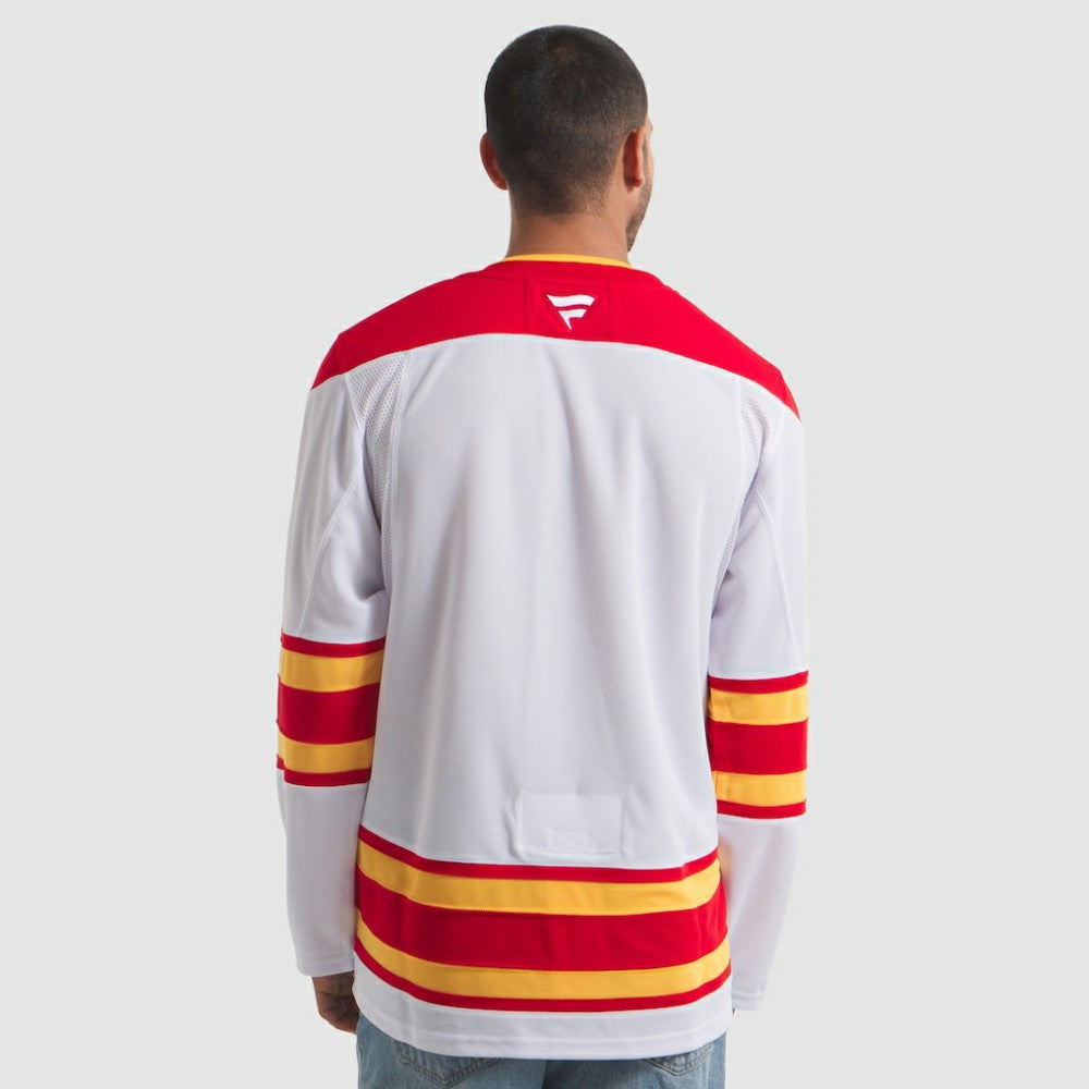 Calgary Flames Fanatics Away Premium Jersey White
