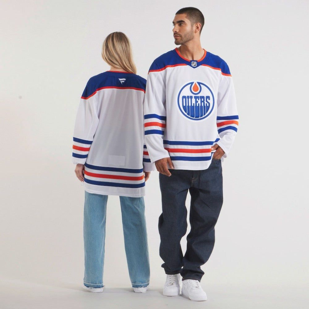 Edmonton Oilers Fanatics Away Premium Jersey White