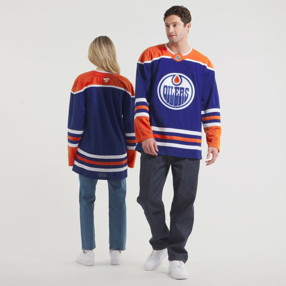 Edmonton Oilers Fanatics Home Premium Jersey Royal