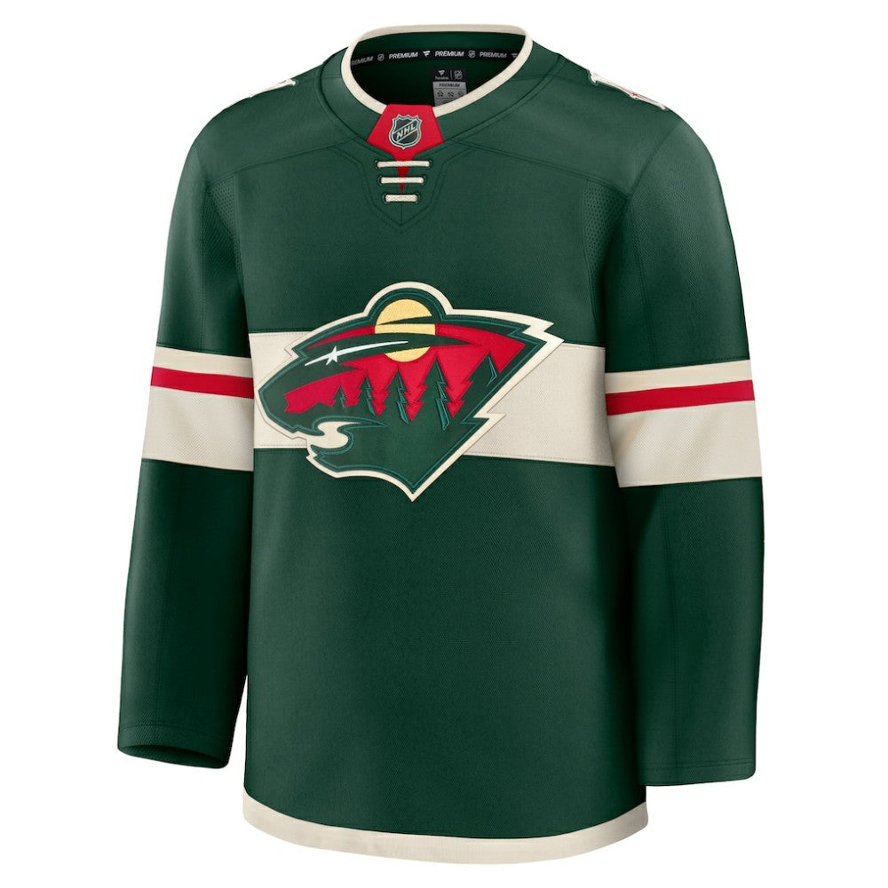 Minnesota Wild Fanatics Home Premium Jersey Green