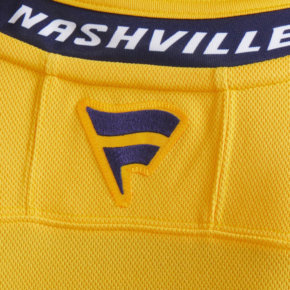 Nashville Predators Fanatics Home Premium Jersey Yellow