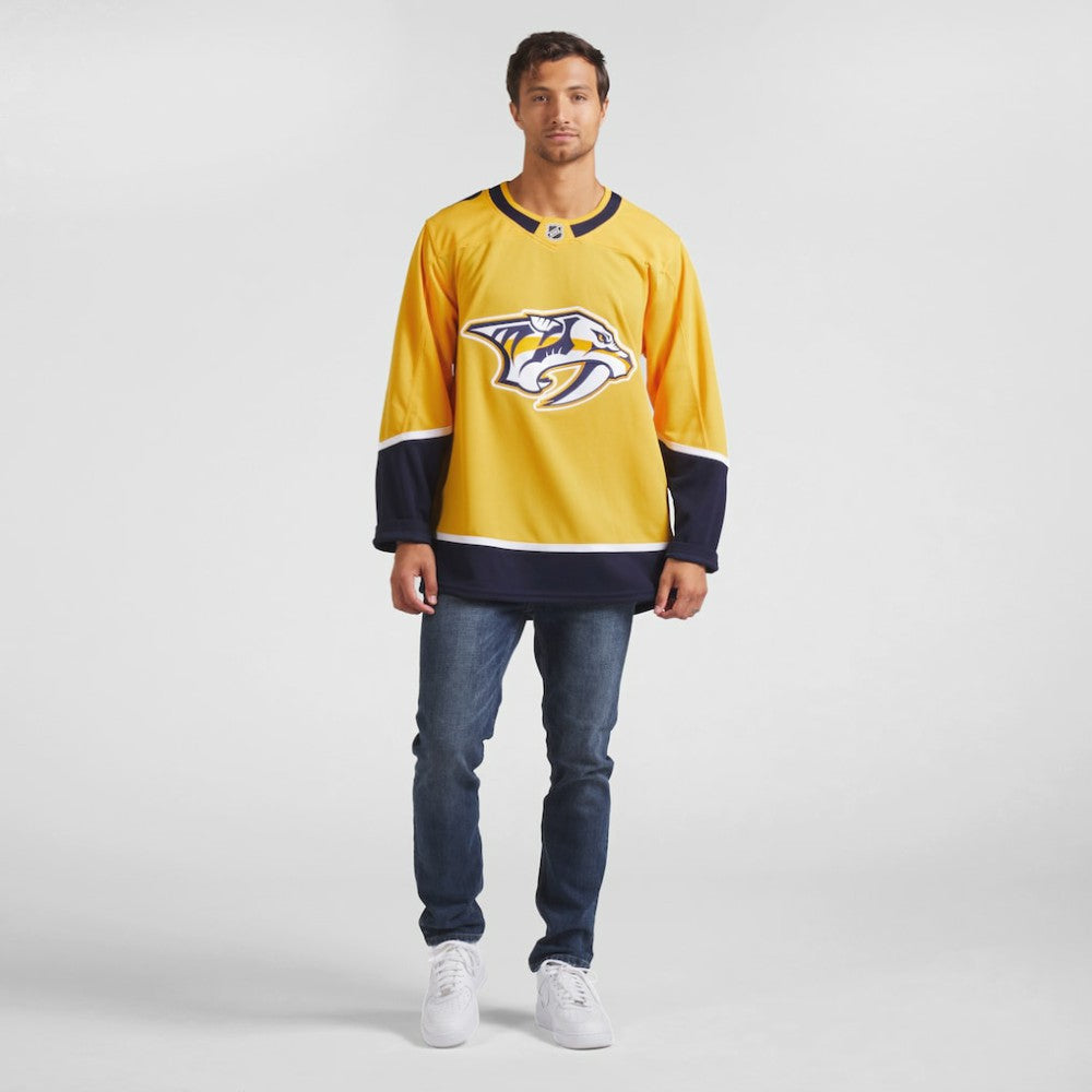 Nashville Predators Fanatics Home Premium Jersey Yellow