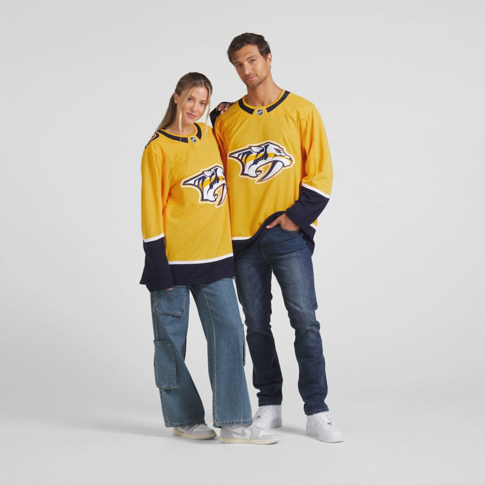 Nashville Predators Fanatics Home Premium Jersey Yellow