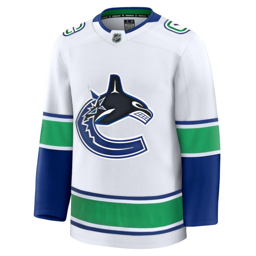 Vancouver Canucks Fanatics Away Premium Jersey White