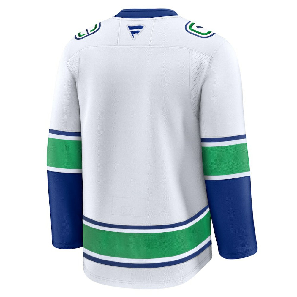 Vancouver Canucks Fanatics Away Premium Jersey White