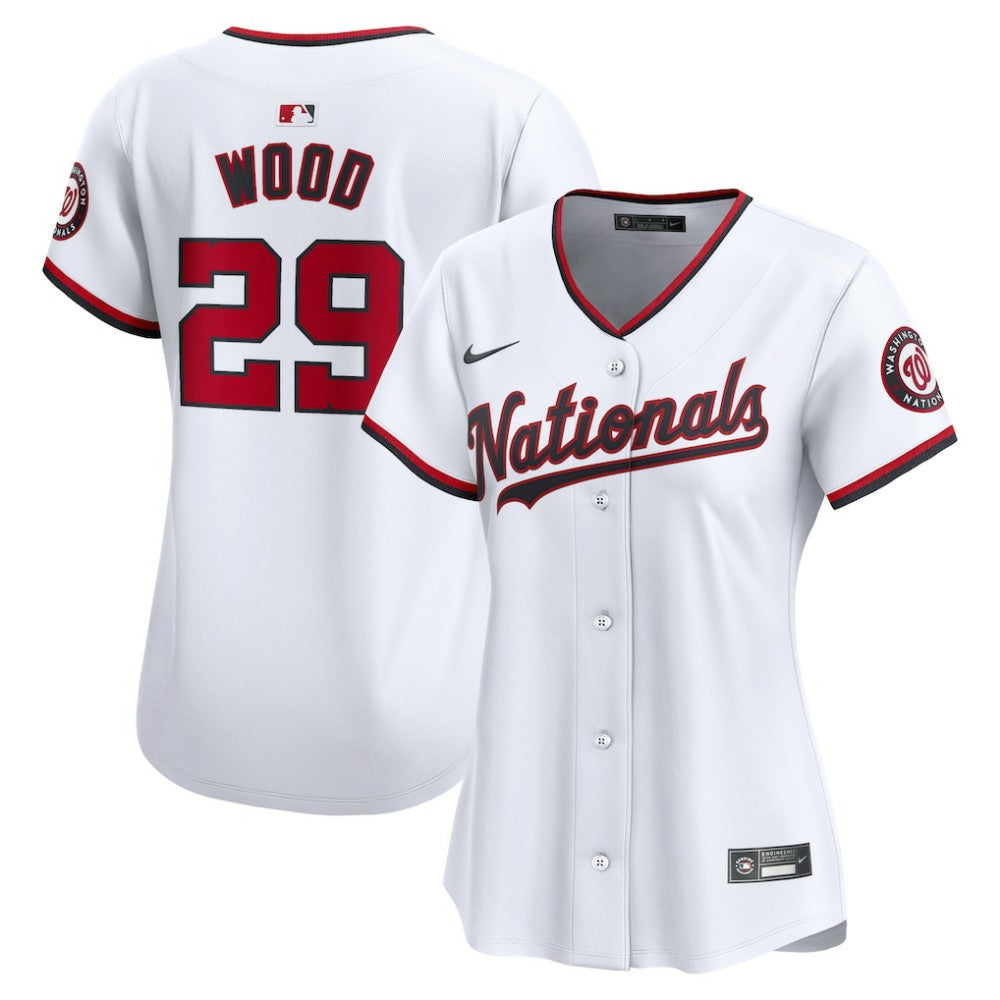 James Wood Washington Nationals Women's Home Limited Player Jersey - White | Nike