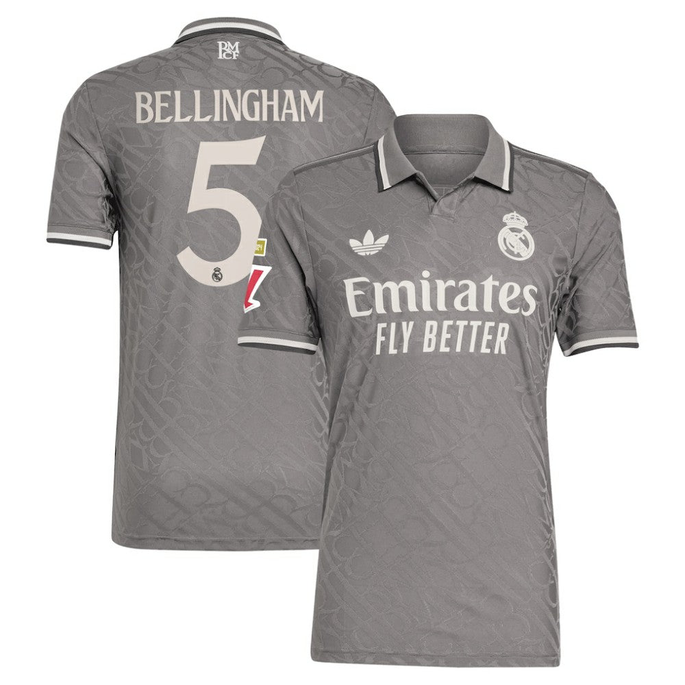 Jude Bellingham Real Madrid Originals 2024/25 Third Player Jersey - Charcoal | Adidas cheap