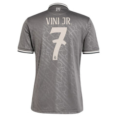 Vini Jr. Real Madrid Originals 2024/25 Third Replica Player Jersey - Charcoal | Adidas discount
