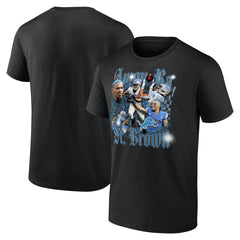 Amon-Ra St. Brown Detroit Lions Notorious Player Graphic T-Shirt - Black online