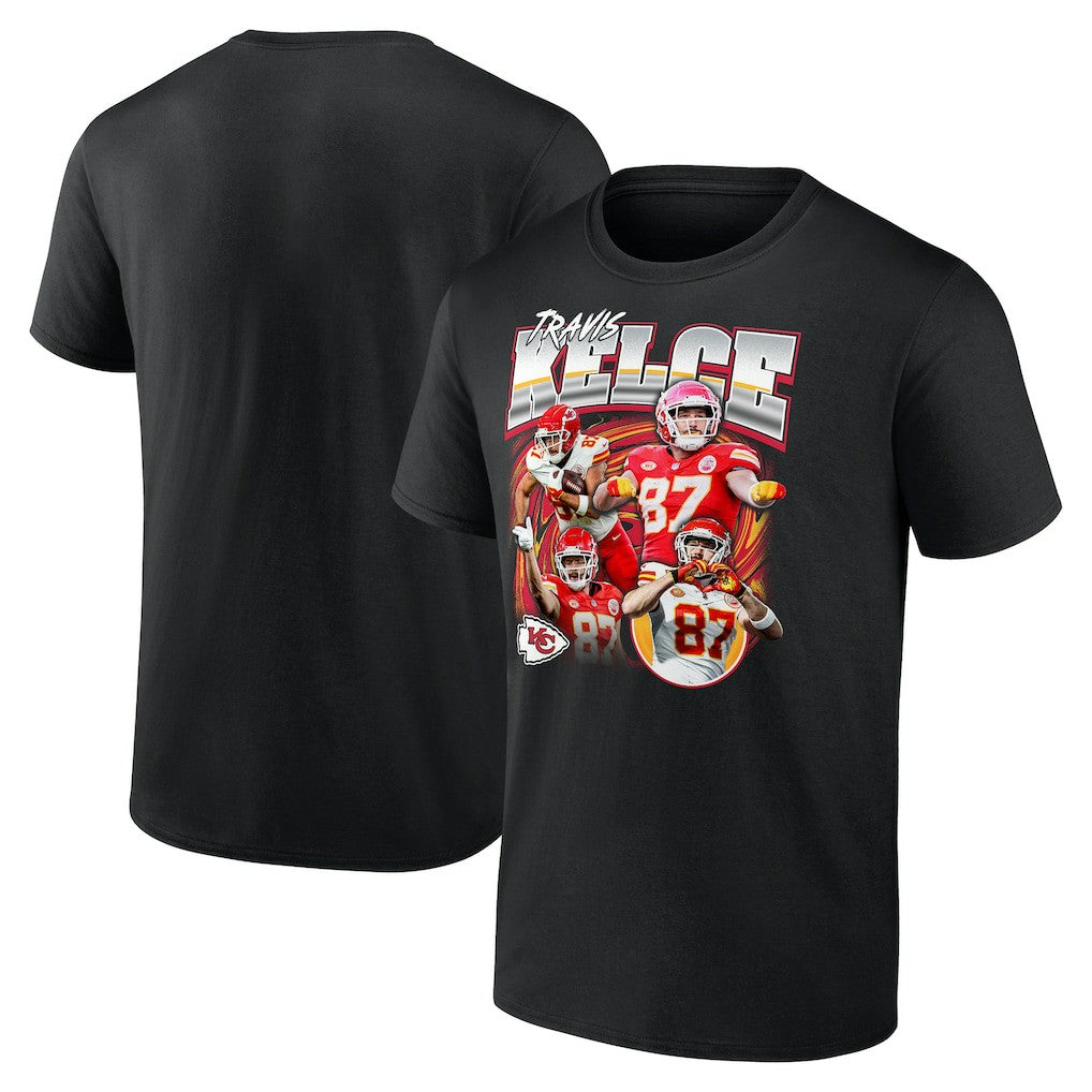 Travis Kelce Kansas City Chiefs Notorious Player Graphic T-Shirt - Black outlet