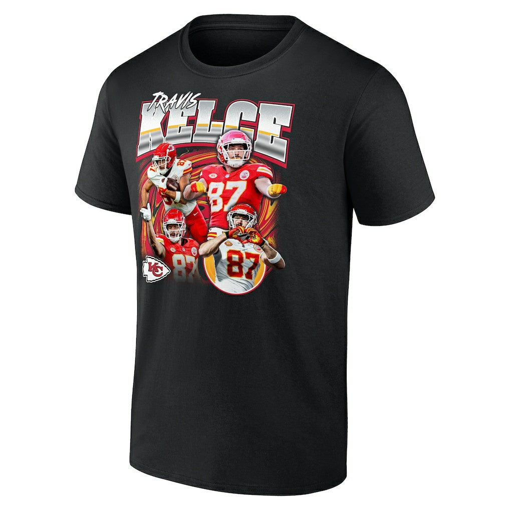 Travis Kelce Kansas City Chiefs Notorious Player Graphic T-Shirt - Black outlet