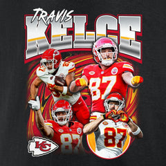 Travis Kelce Kansas City Chiefs Notorious Player Graphic T-Shirt - Black outlet