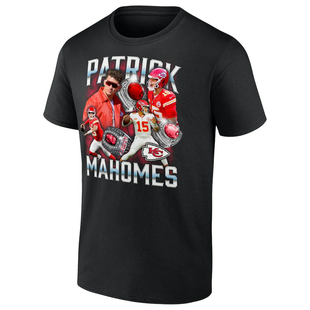 Patrick Mahomes Kansas City Chiefs Notorious Player Graphic T-Shirt - Black for sale