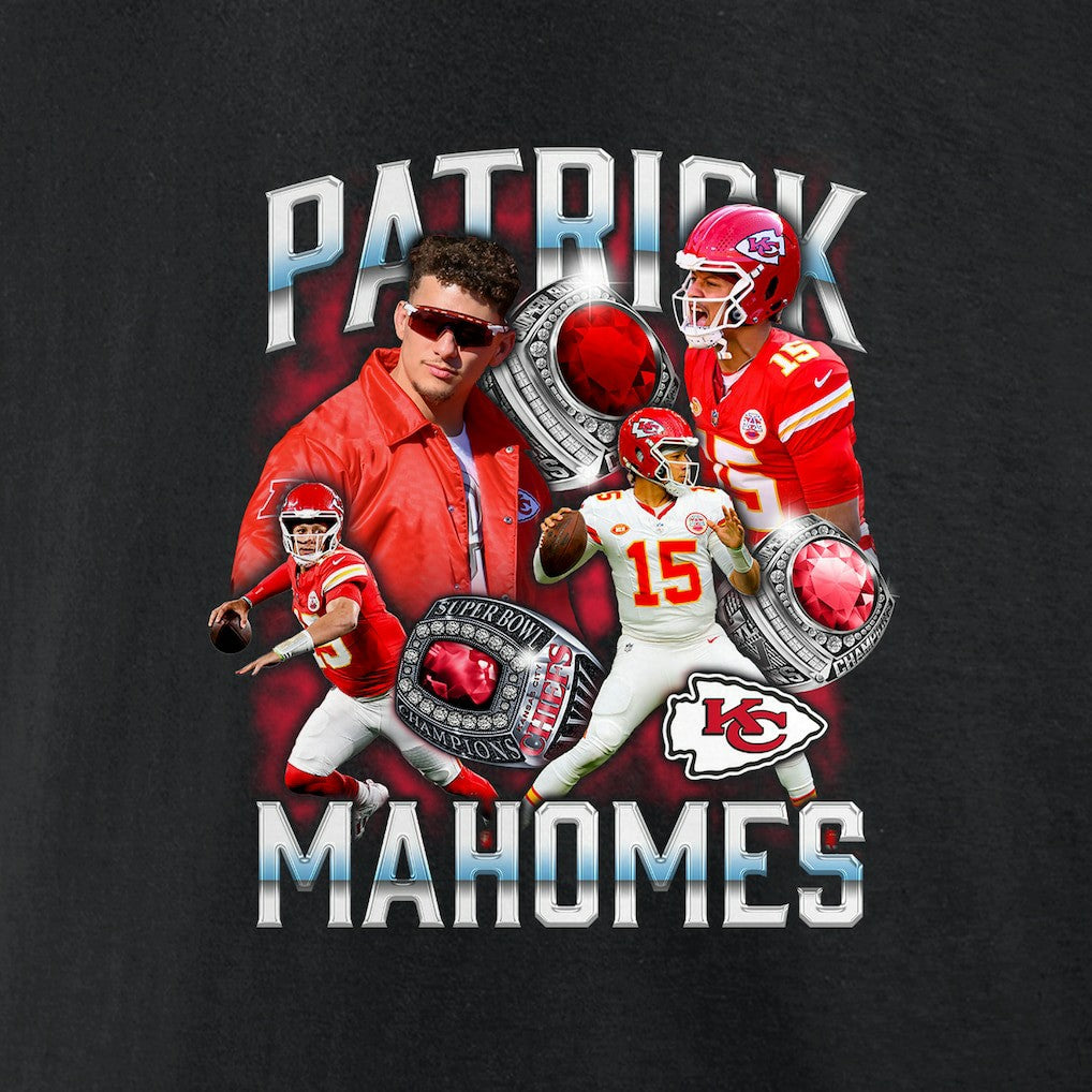 Patrick Mahomes Kansas City Chiefs Notorious Player Graphic T-Shirt - Black for sale
