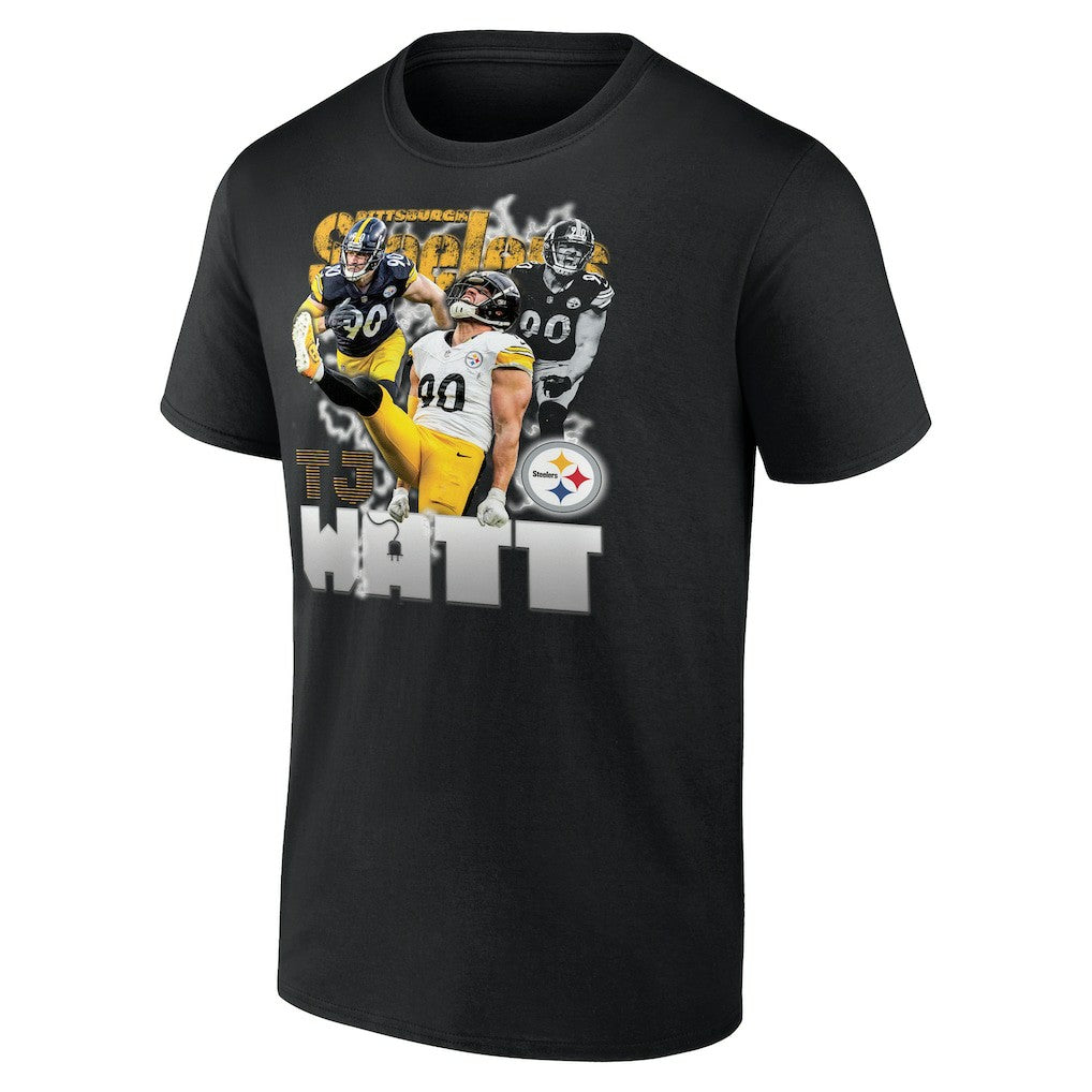 T.J. Watt Pittsburgh Steelers Notorious Player Graphic T-Shirt - Black outlet