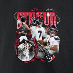 C.J. Stroud Houston Texans Notorious Player Graphic T-Shirt - Black on sale