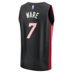 Kel'el Ware Miami Heat Youth Fast Break Replica Player Jersey - Icon Edition - Black | Fanatics shop