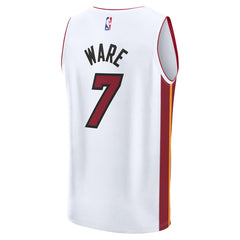 Kel'el Ware Miami Heat Youth Fast Break Replica Player Jersey - Association - White Edition | Fanatics for sale