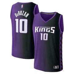 DeMar DeRozan Sacramento Kings Youth Fast Break Replica Player Jersey - Statement Edition - Purple | Fanatics outlet