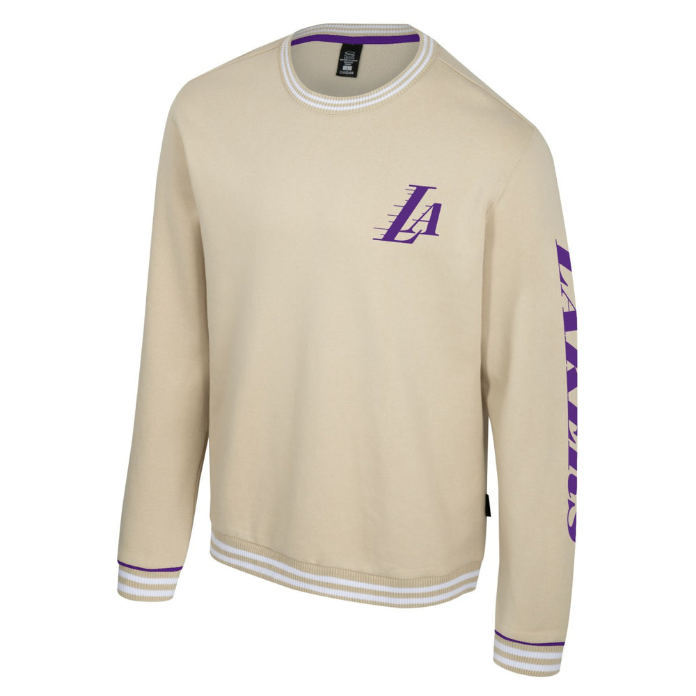 Los Angeles Lakers Stadium Essentials Unisex Halftime Pullover Sweatshirt - Natural cheap